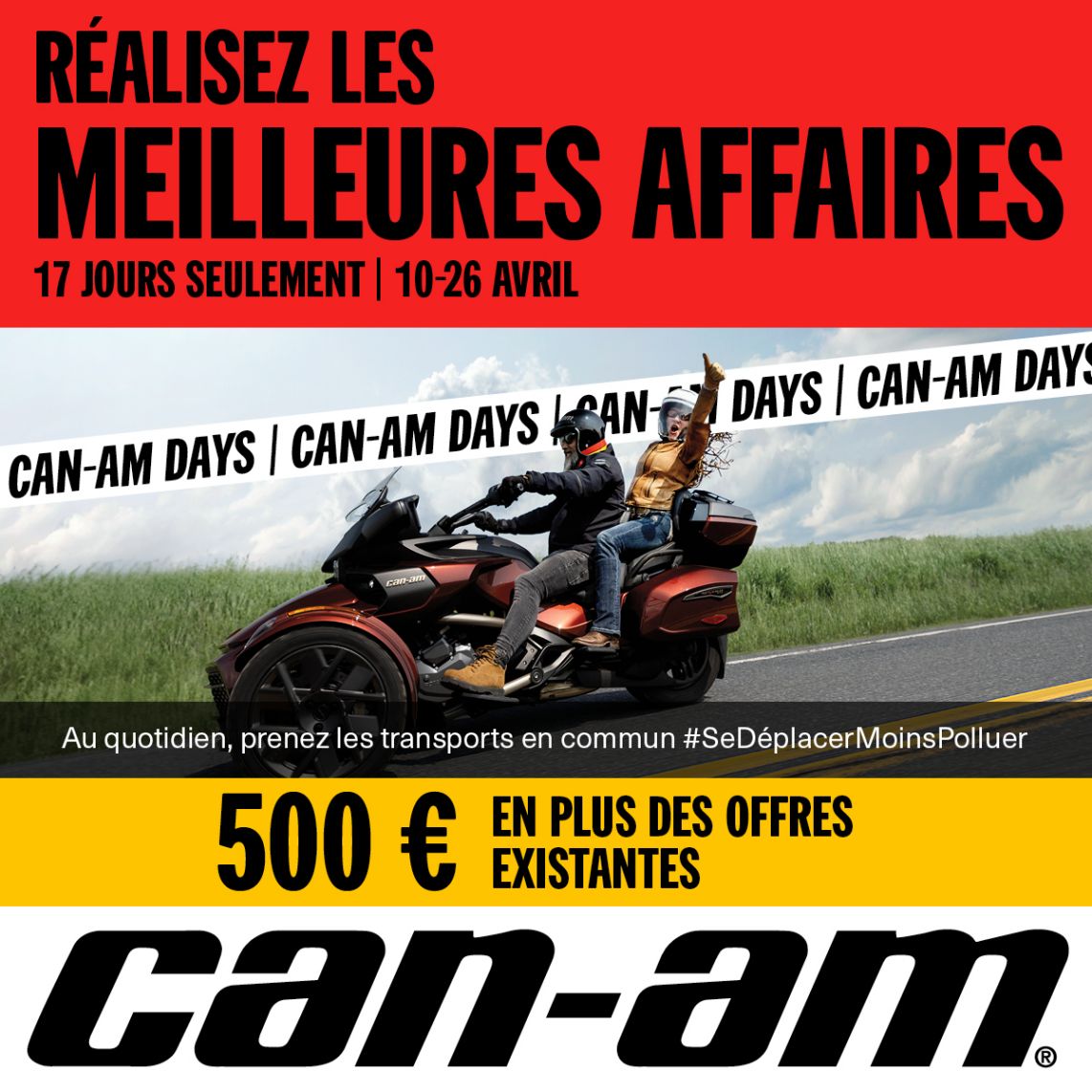 CAN AM DAYS ON ROAD