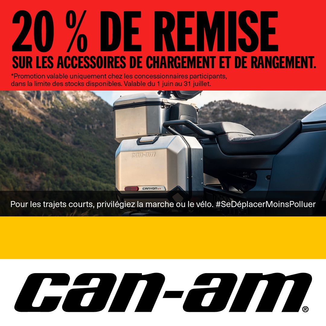 PROMOTION RANGEMENT ON ROAD CAN AM
