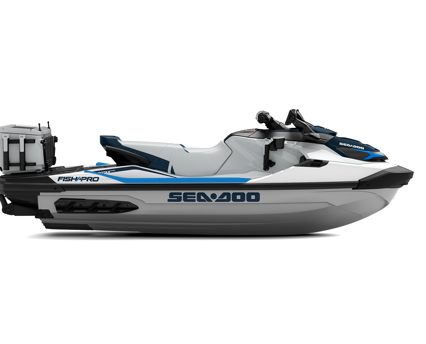 Fishpro Trophy 170, jetski Sea-Doo, écran, système audio, BRP