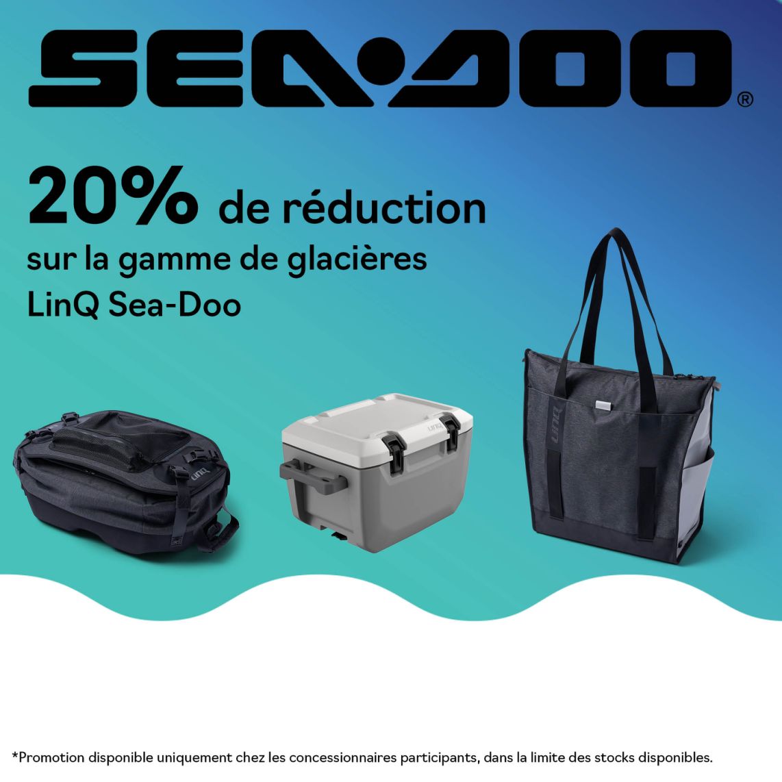 PROMOTION GLACIERE LINQ SEA DOO