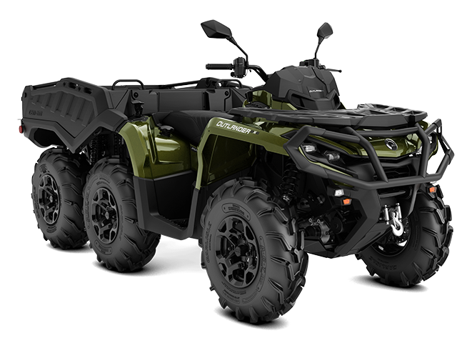 CAN AM OUTLANDER 6X6 XU+ 1000 T, quad, can am, outlander, outil professionnel, grosse benne, 6 roues, treuil